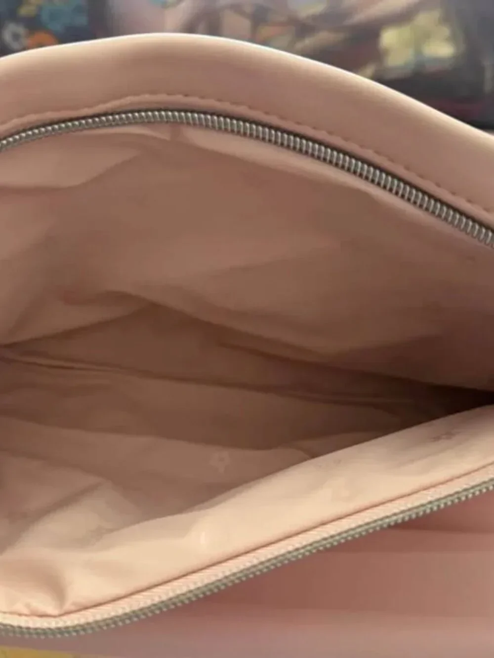 Dior Beauty Beaded Pink Faux Leather Makeup Bag
